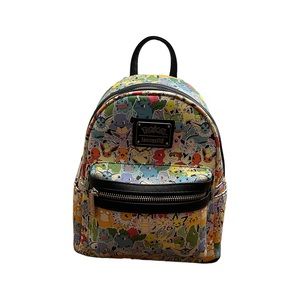 Pokemon Loungefly NWOT Rainbow Ombre all over print mini backpack